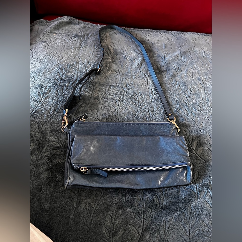 Garnet Hill Blue Crossbody Bag